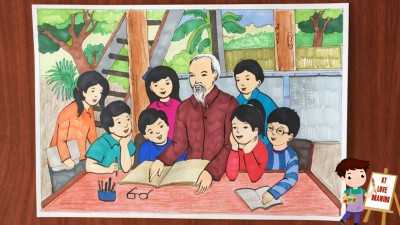 Chủ đề: Bác Hồ với các cháu thiếu niên nhi đồng khối Chồi (NH: 2019 - 2020)