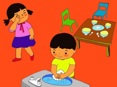 An toàn đưa trẻ đến trường trong mùa dịch.