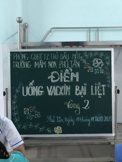 TRƯỜNG MẦM NON PHÚ TÂN THÔNG BÁO UỐNG VẮC XIN NGỪA BIỆT LIỆT BỔ SUNG  VÒNG 2  (Ngày 14 tháng 12 năm 2020))