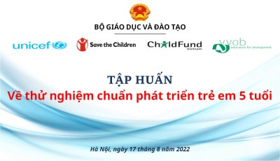 Tập huấn về việc thử nghiệm chuẩn phát triển trẻ em 5 tuổi