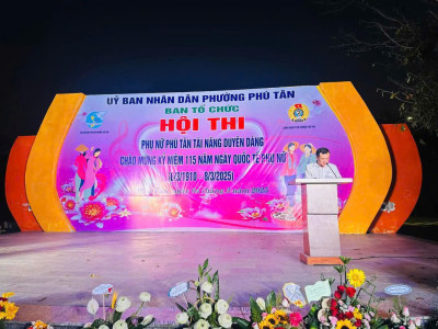 Trường Mầm Non Phú Tân Tham Gia Hội Thi “Phụ Nữ Phú Tân Tài Năng Duyên Dáng”