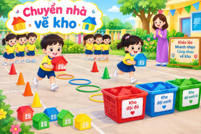 TRÒ CHƠI : “CHUYỂN NHÀ VỀ KHO”