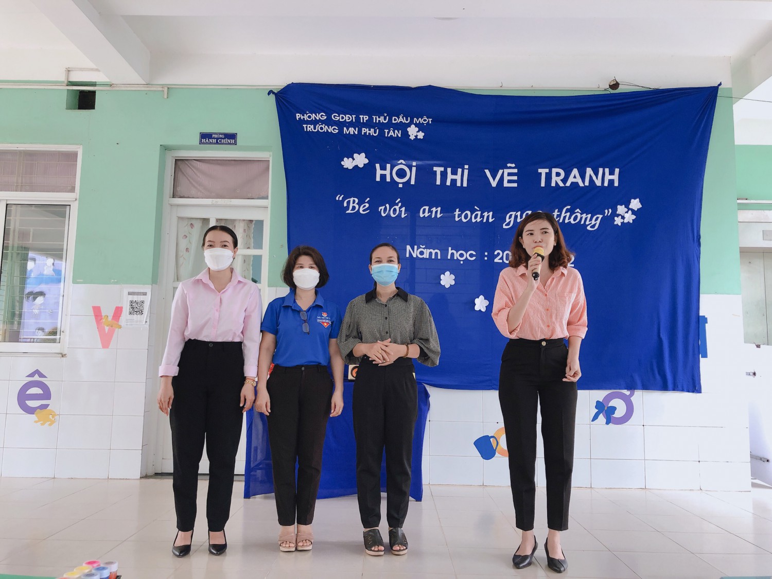 Hội thi vẽ tranh “Bé với an toàn giao thông”