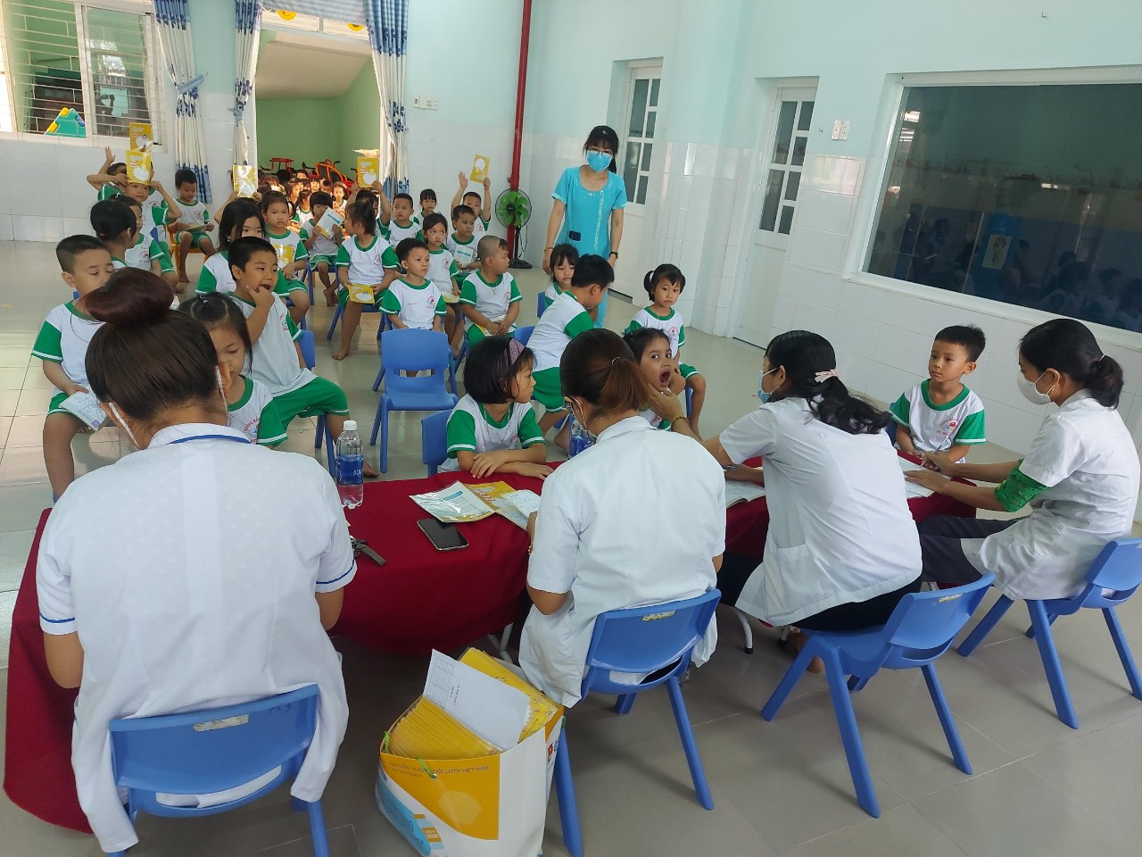 Kết quả khám sức khỏe trẻ toàn trường đợt 1 năm học 2021-2022