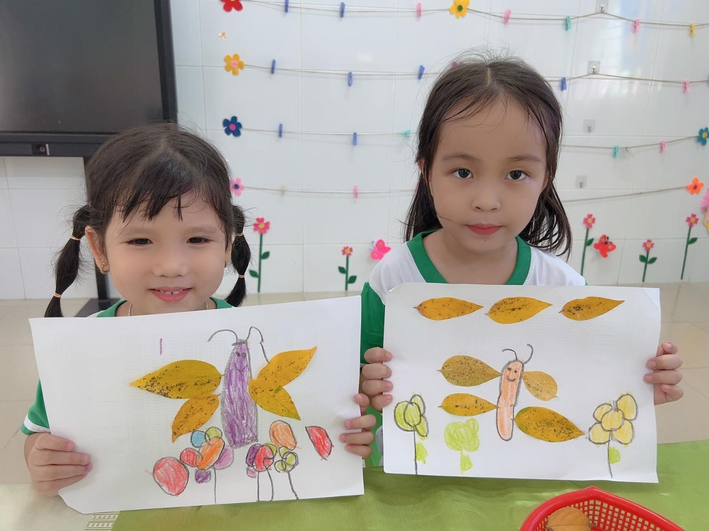Tạo hình cùng các bé lớp Chồi 1