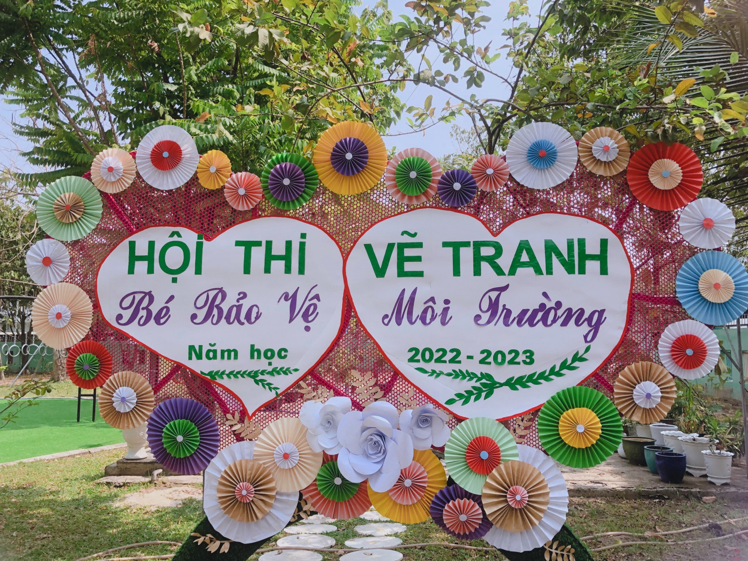 Hội thi vẽ tranh "Bé bảo vệ môi trường" năm học 2022 - 2023