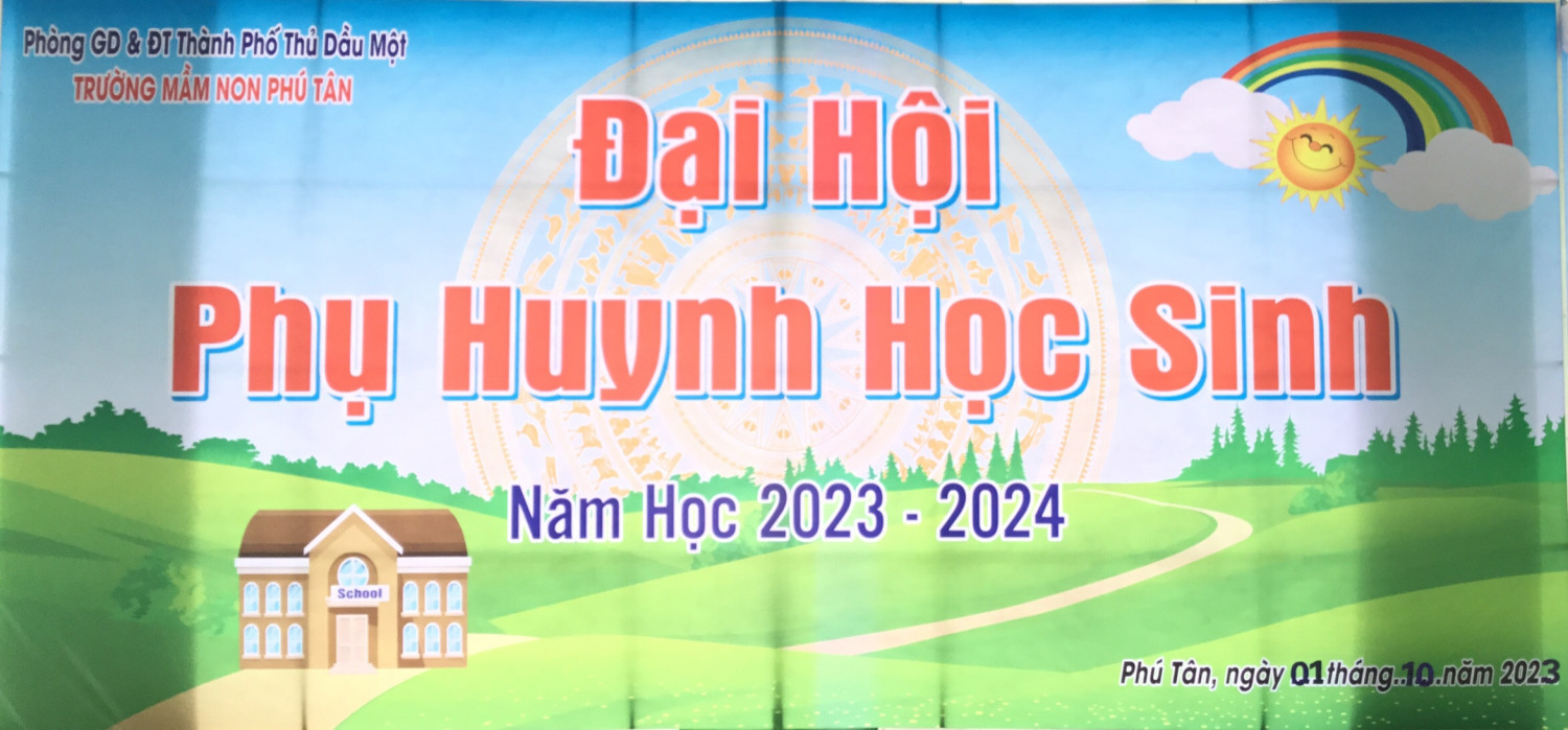 TRƯỜNG MẦM NON PHÚ TÂN TỔ CHỨC HỘI NGHỊ CHA MẸ HỌC SINH NĂM HỌC 2023 - 2024