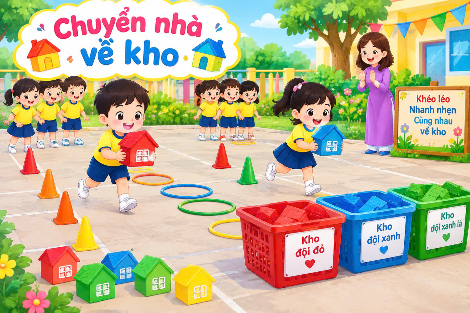TRÒ CHƠI : “CHUYỂN NHÀ VỀ KHO”